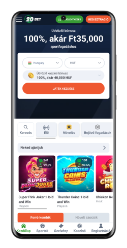 20bet Android app