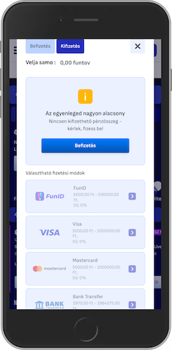 Fizetési módok Bankonbet
